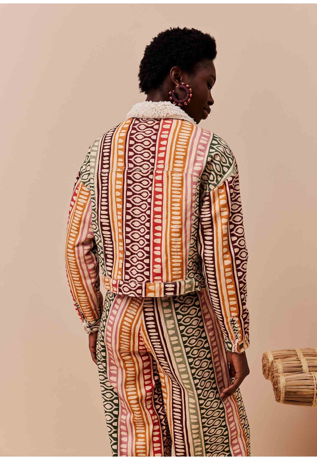 Jaqueta Dublada Sherpa Estampada Huaso