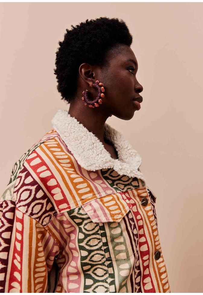 Jaqueta Dublada Sherpa Estampada Huaso