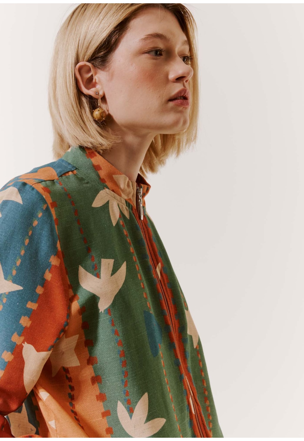 Jaqueta Estampada Gravatá