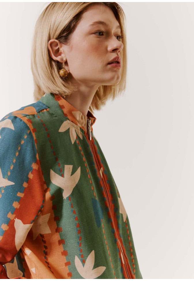 Jaqueta Estampada Gravatá