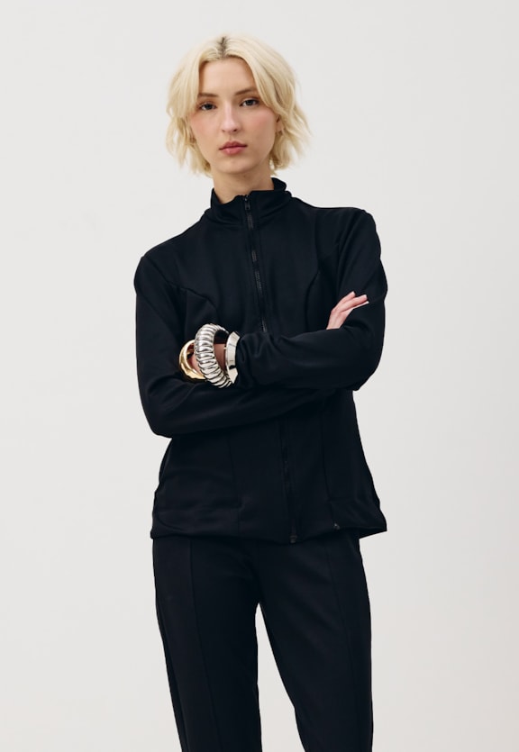 Jaqueta Gola Alta Vista Traseira