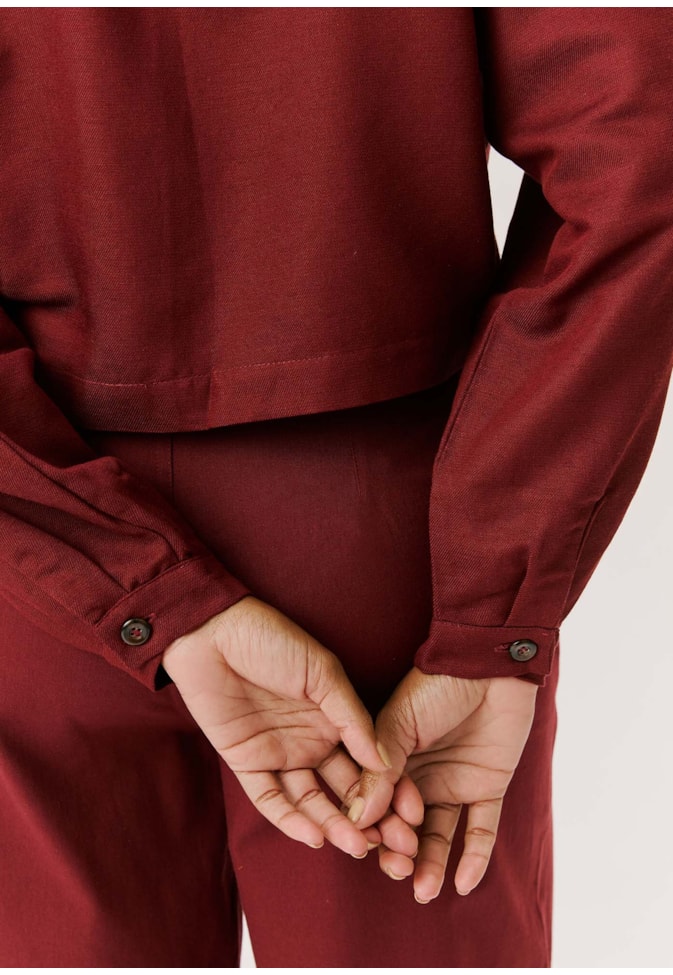 Jaqueta Maxi Bolso Liso