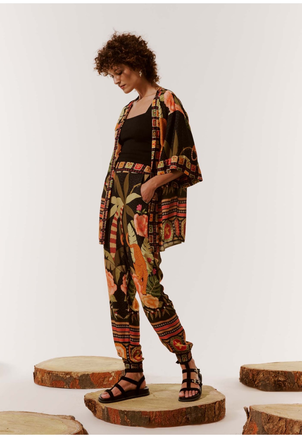 Kimono Estampado Pequi