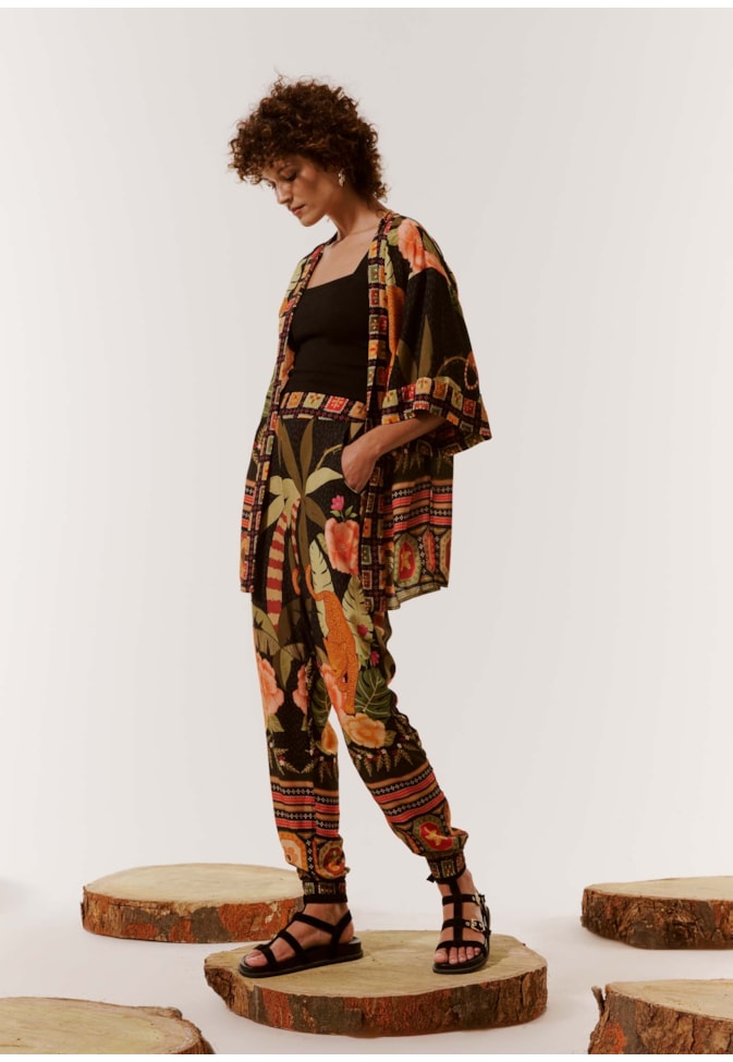 Kimono Estampado Pequi