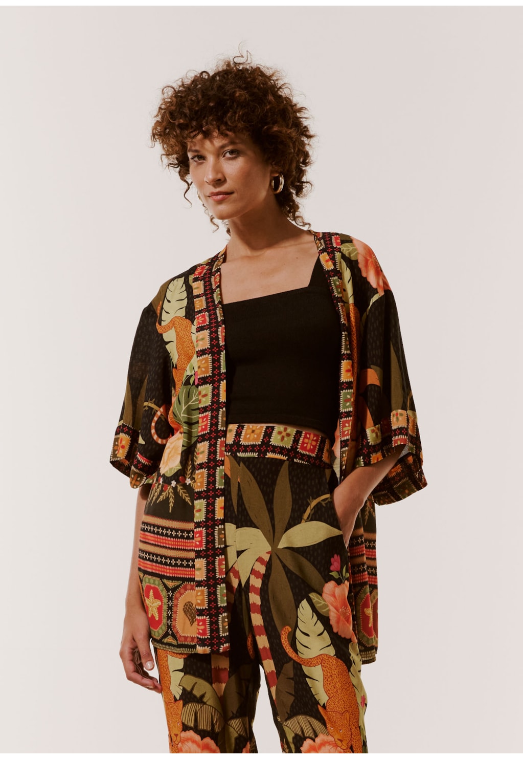 Kimono Estampado Pequi