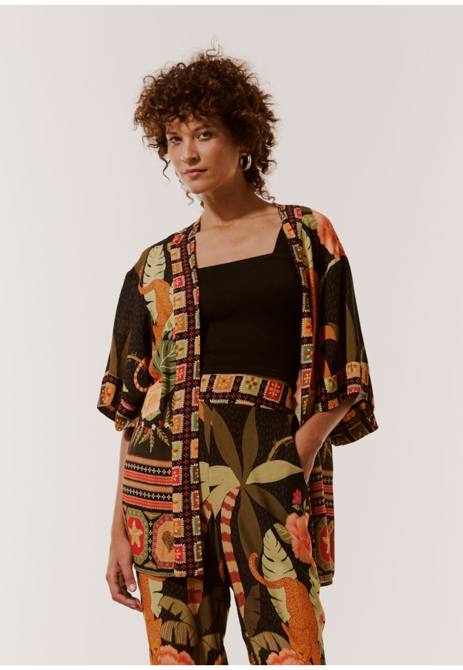 Kimono Estampado Pequi