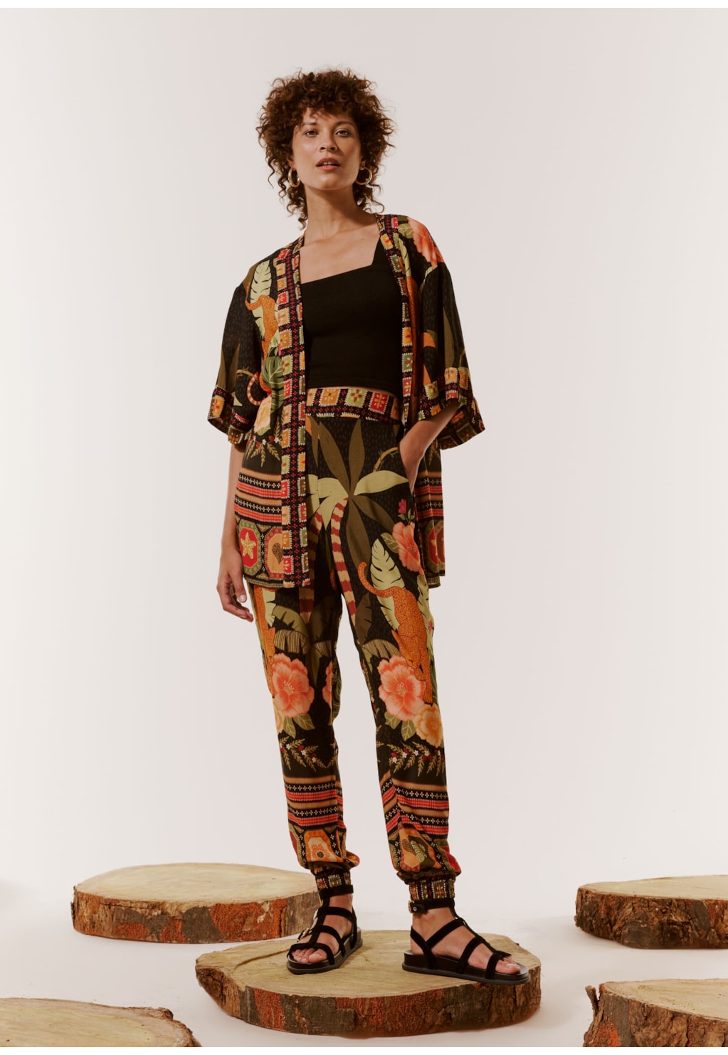 Kimono Estampado Pequi