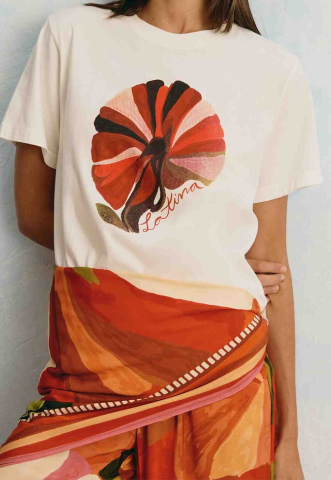Lenço Estampado Latina