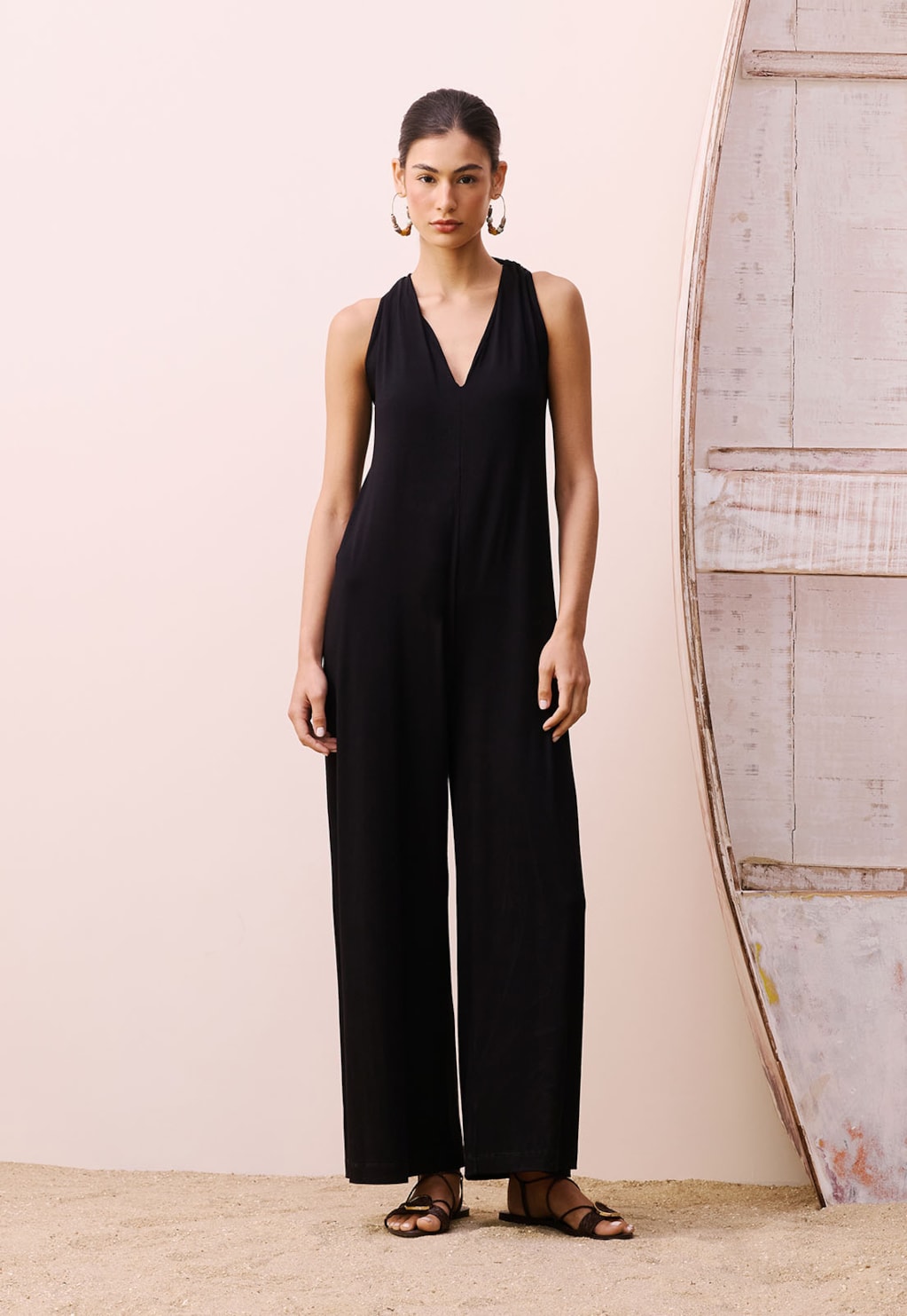 Macacão Alça Corda Costas