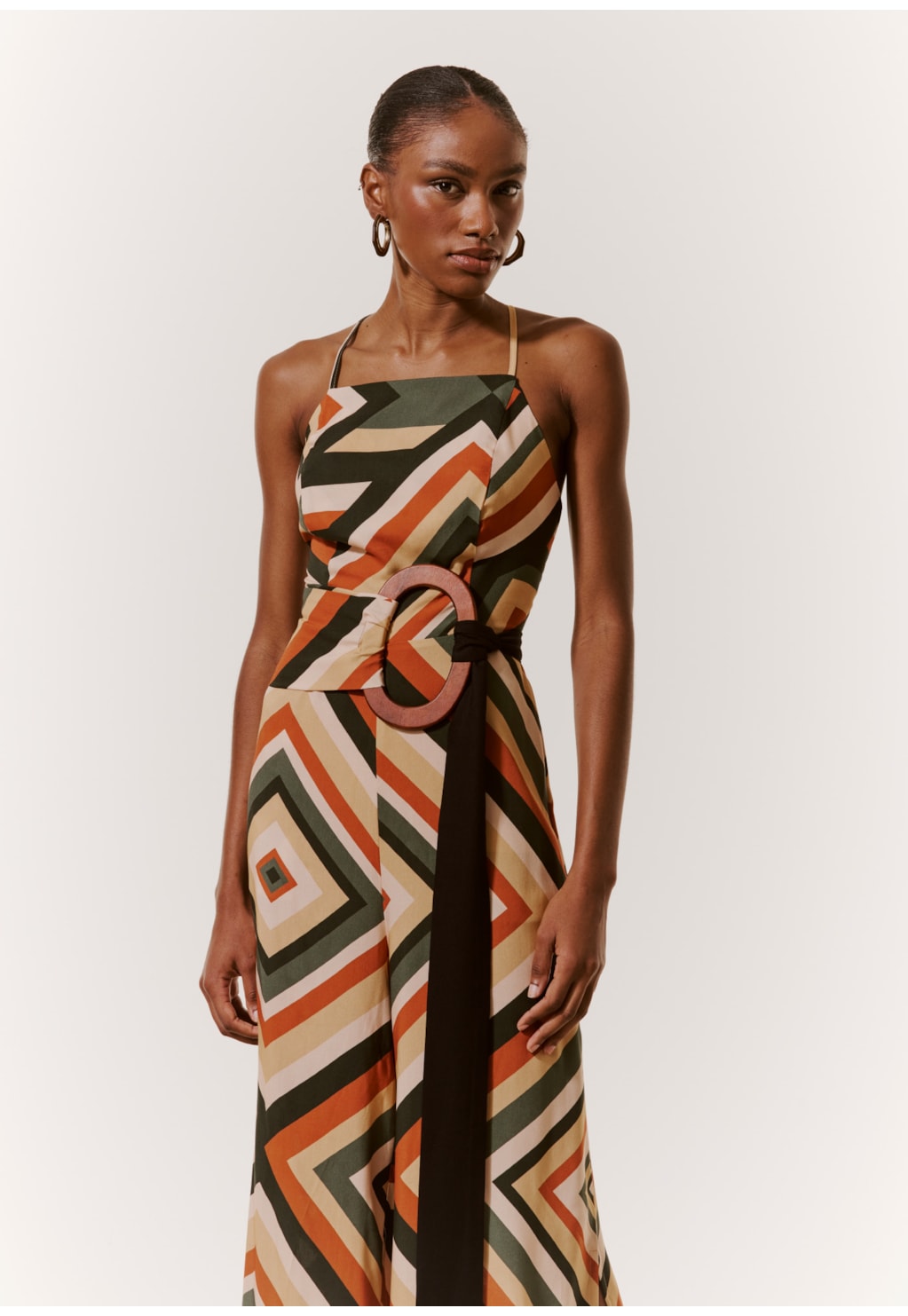 Macacão Alça Fina Estampado Igarapés