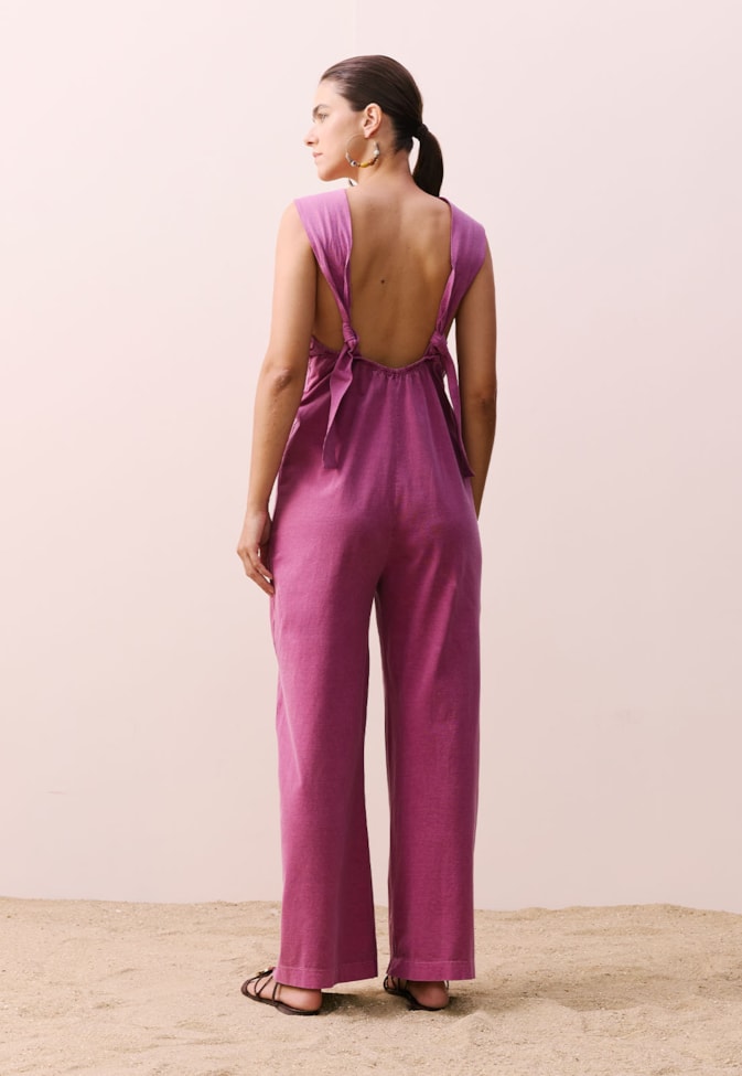 Macacão Alça Franzida