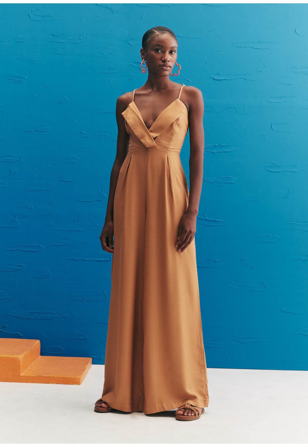 Macacão Alfaiataria Decote Blazer