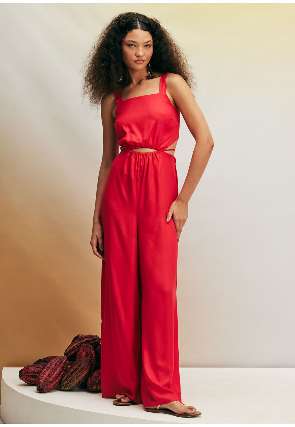 Macacão Amplo Detalhe Túnel Liso