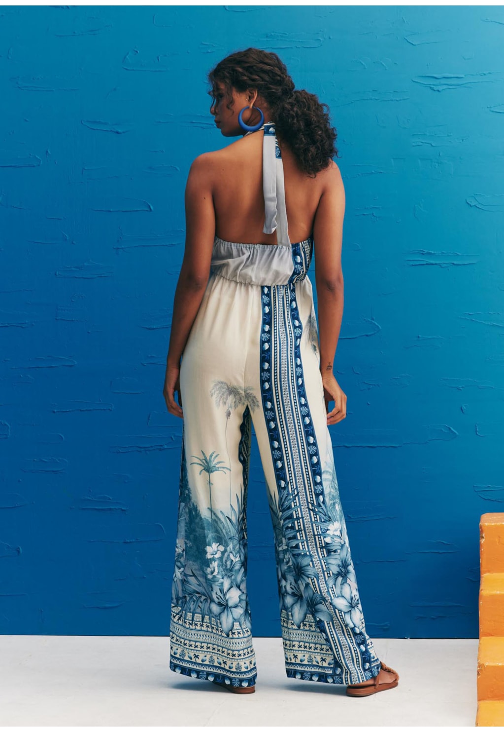 Macacão Amplo Estampado San Andres