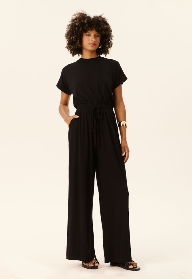 Macacão Amplo Malha