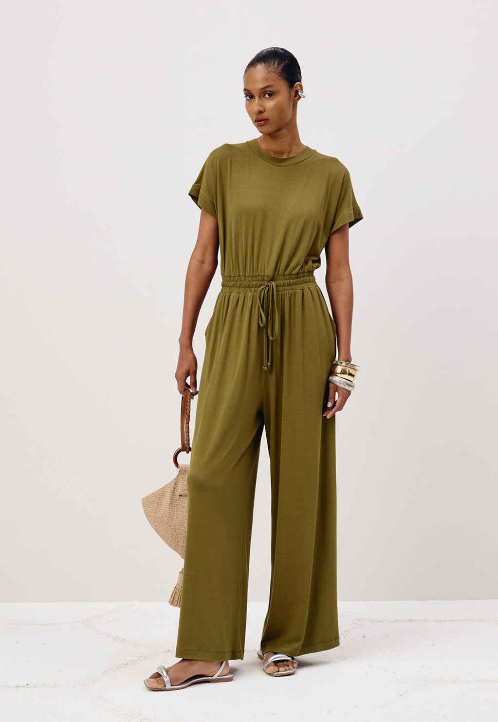 Macacão Amplo Malha