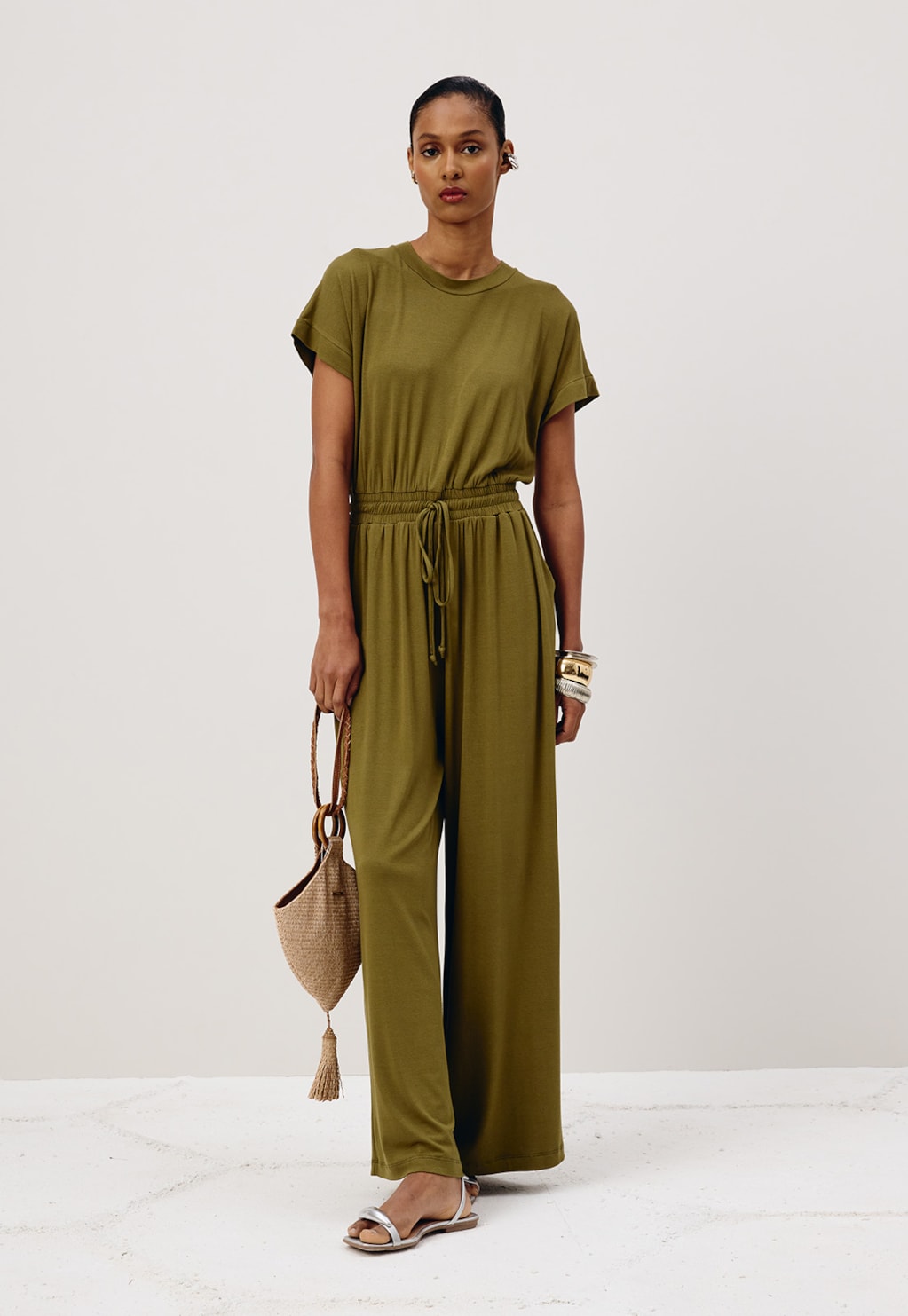 Macacão Amplo Malha