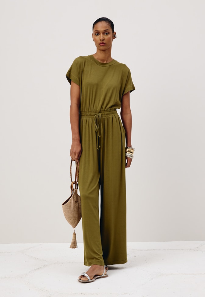 Macacão Amplo Malha