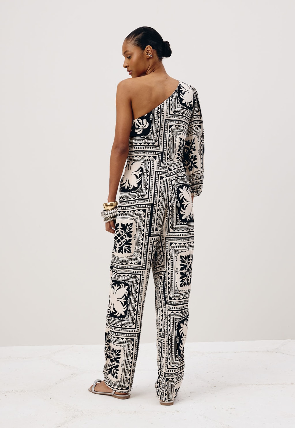 Macacão Cenoura Estampado Maia