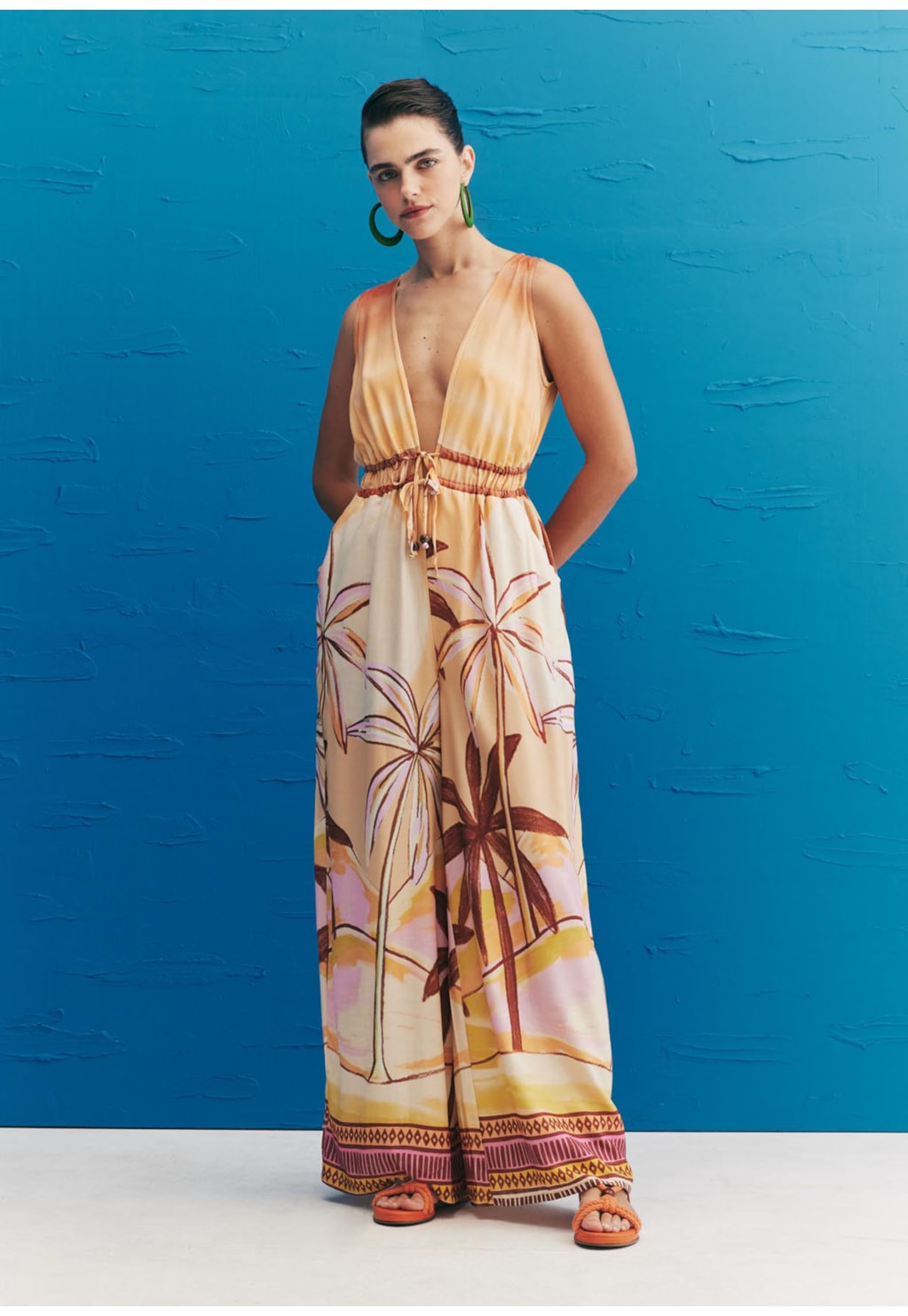 Macacão Decote Estampado El Coquito