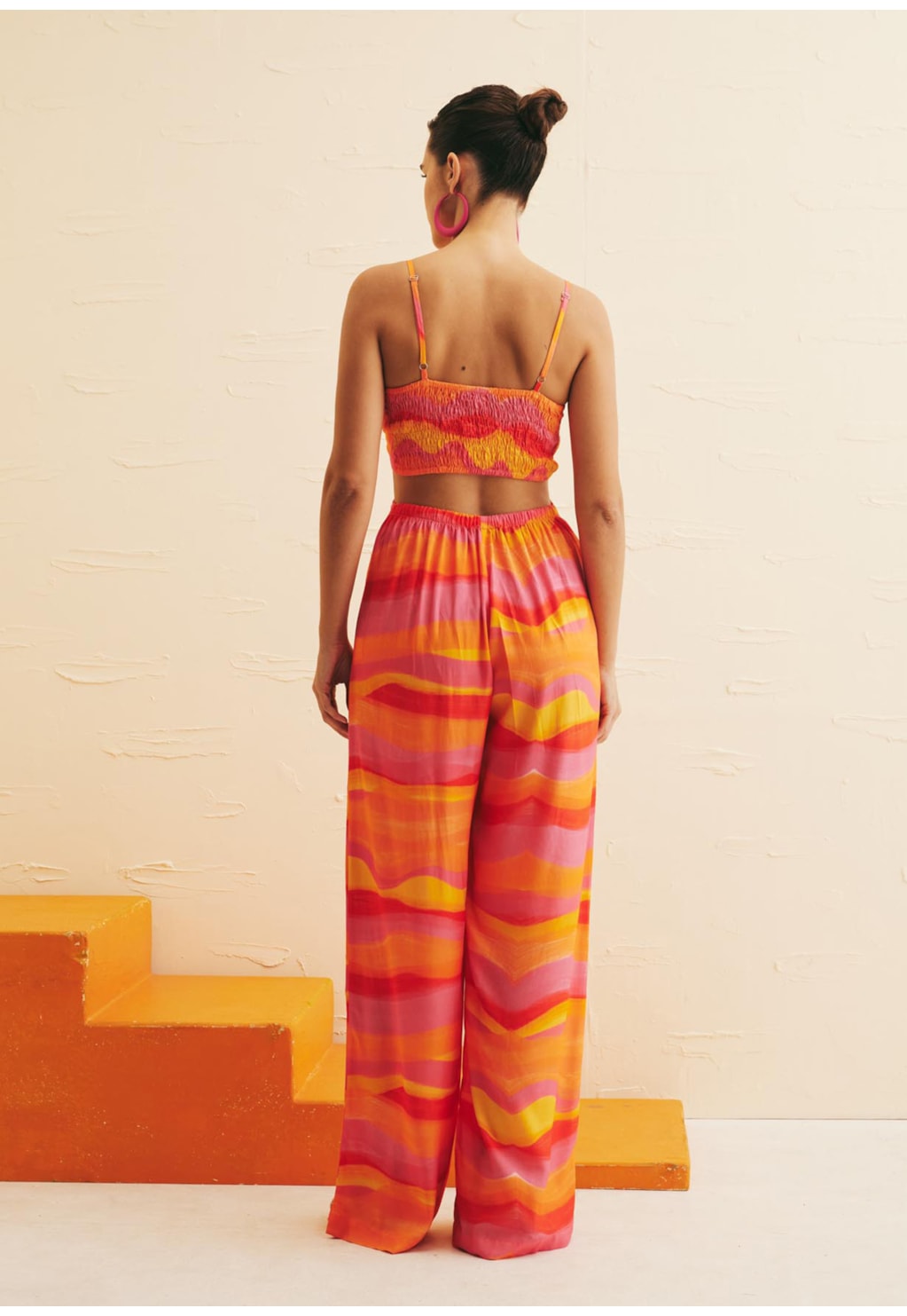 Macacão Detalhe Amarração Estampado Jujuy