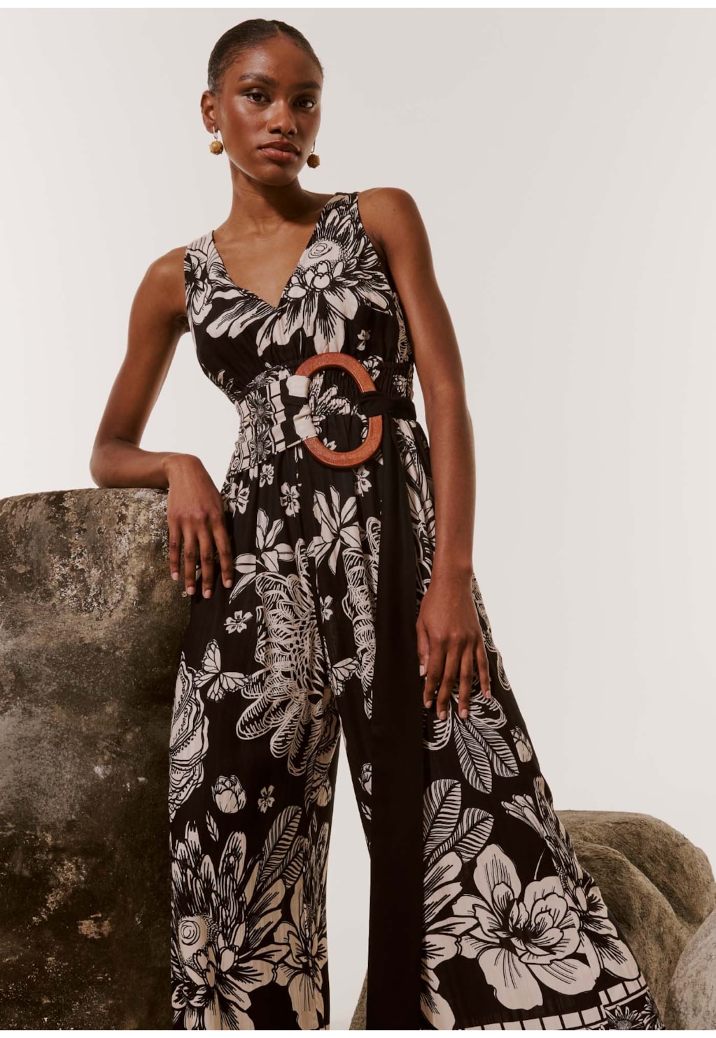 Macacão Estampado Pradaria