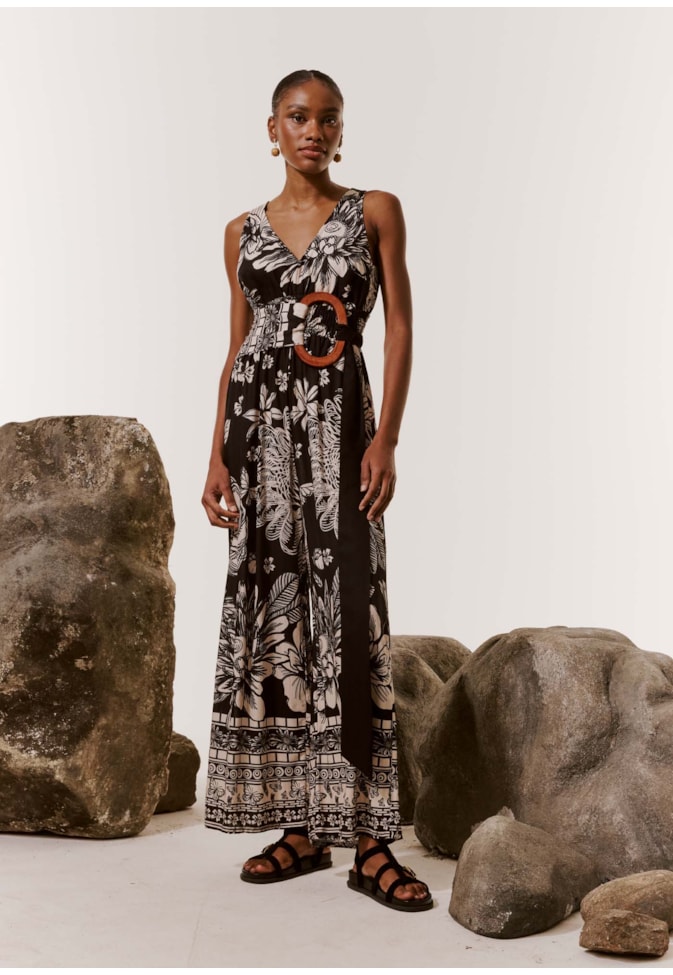 Macacão Estampado Pradaria