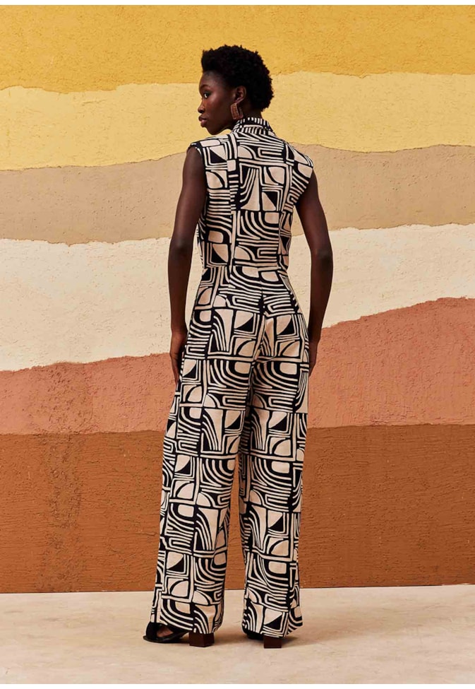 Macacão Estampado Tierras Altas