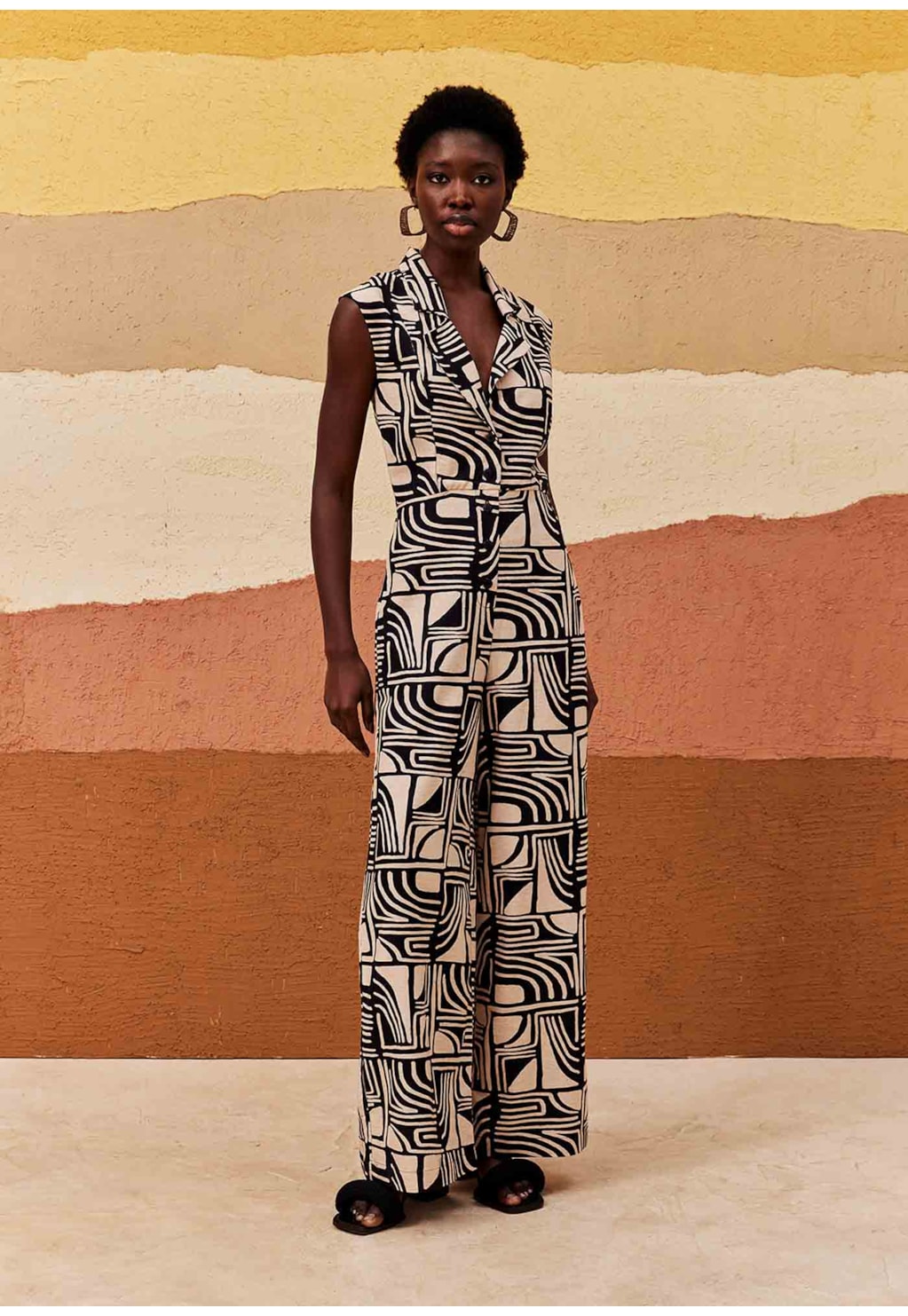 Macacão Estampado Tierras Altas