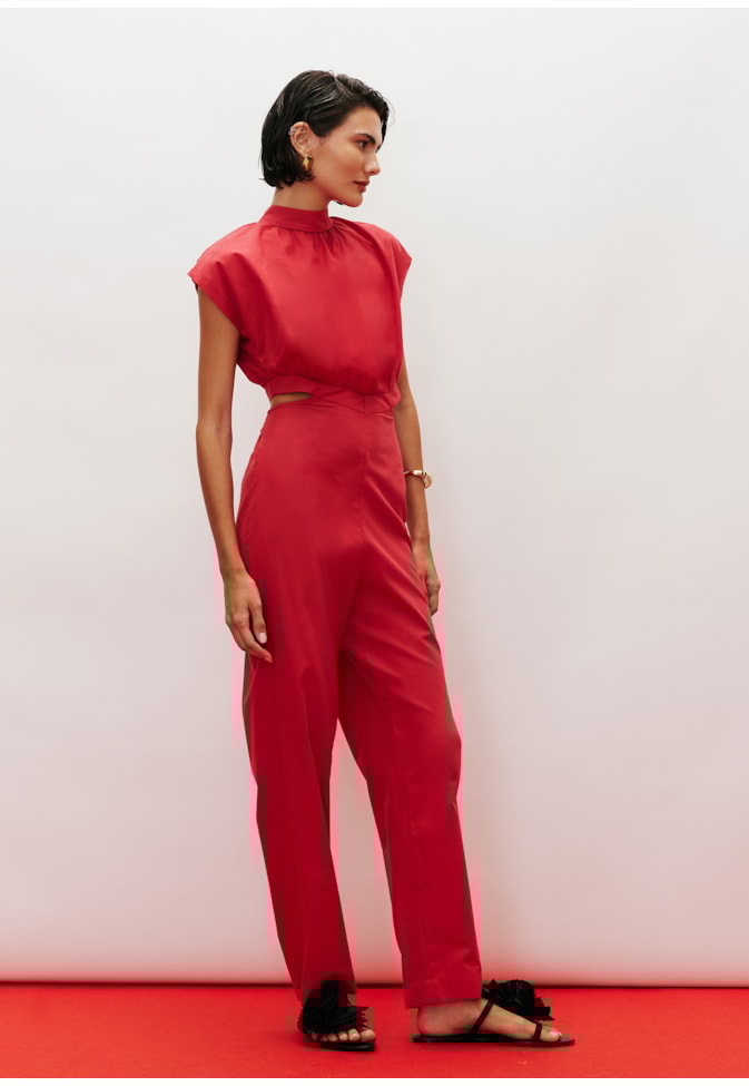 Macacão Golinha alta liso