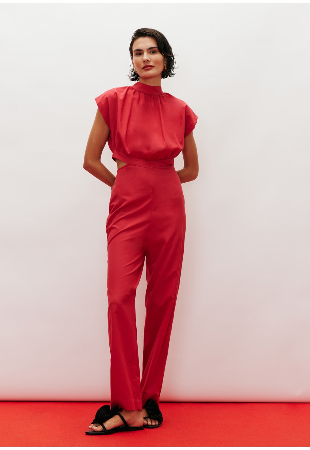 Macacão Golinha alta liso