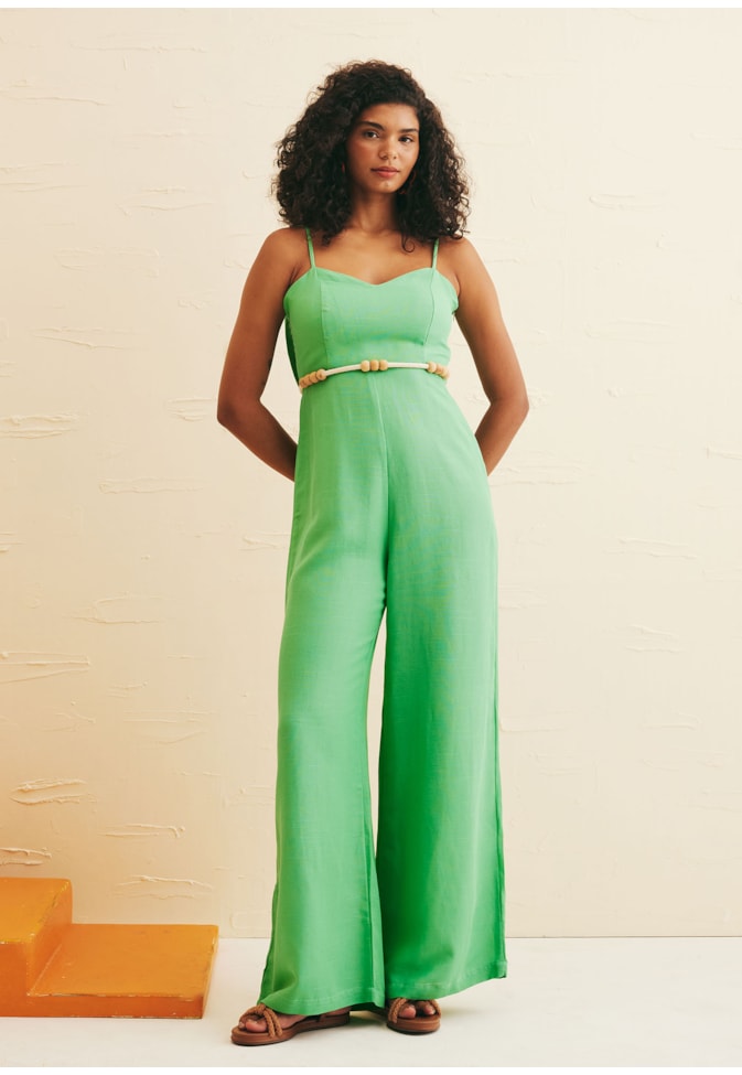 Macacão Laço Costas