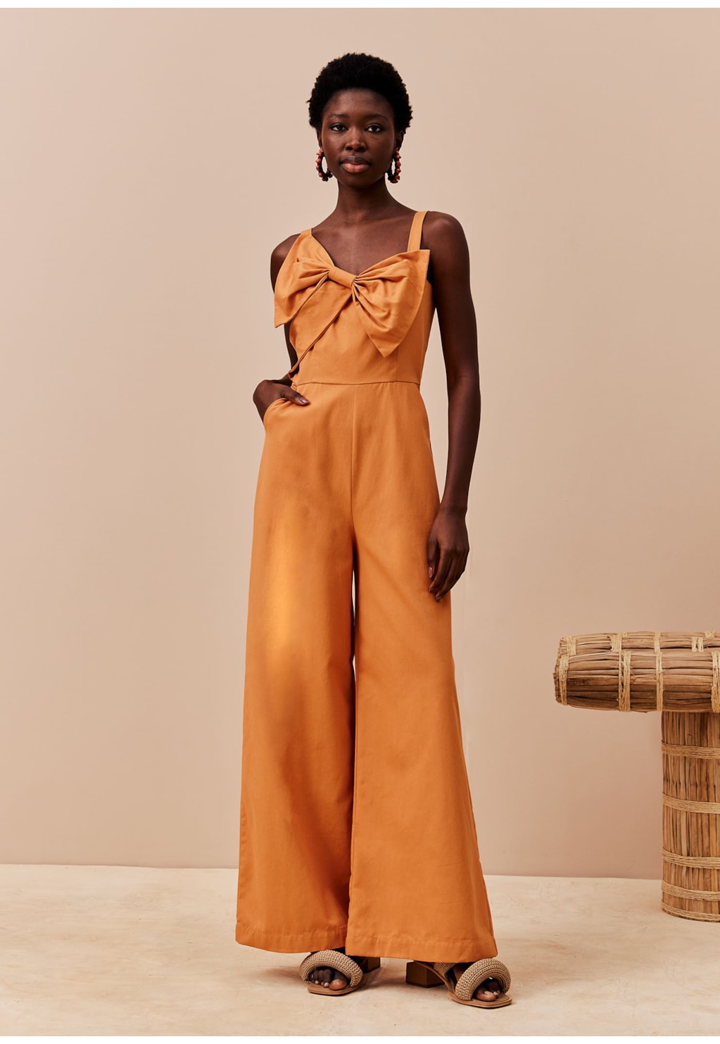 Macacão Laço Frente