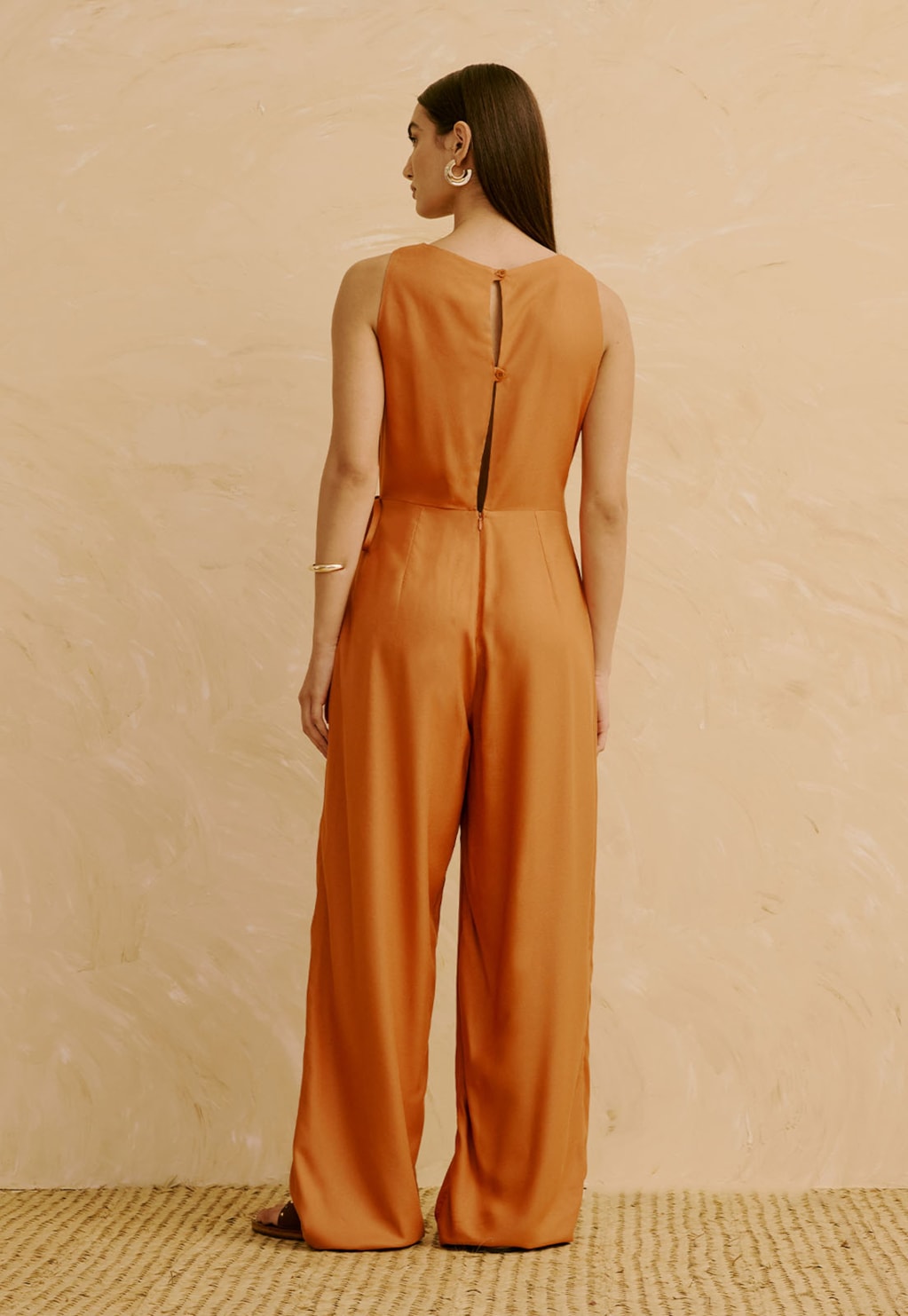 Macacão Liso com Transpasse na Calça