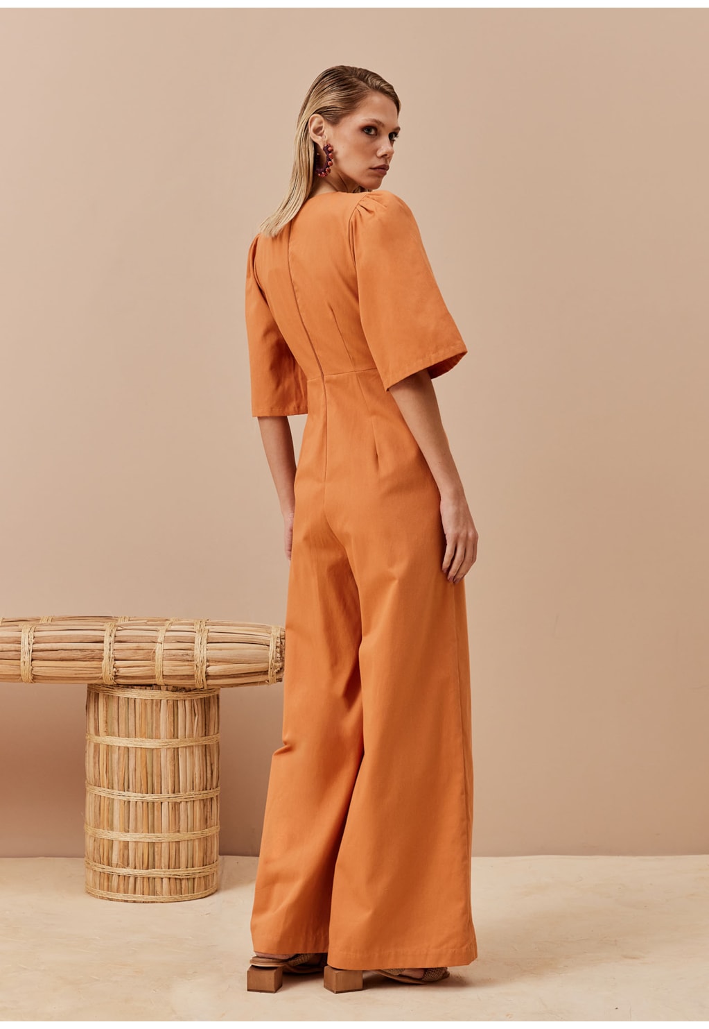 Macacão Liso Manga Presunto