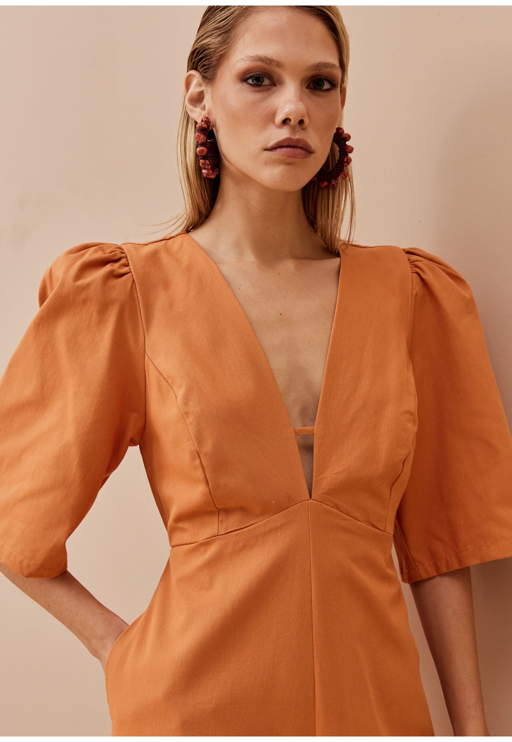 Macacão Liso Manga Presunto