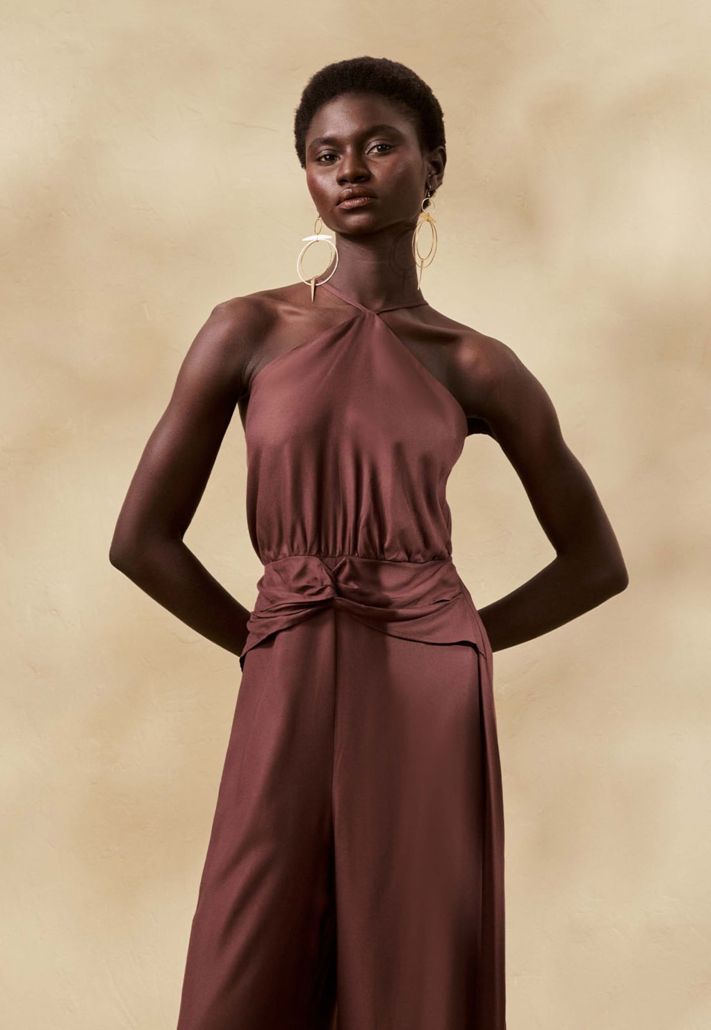 Macacão Liso Transpasse