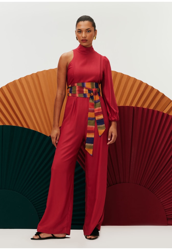 Macacão Manga Só Gola Alta