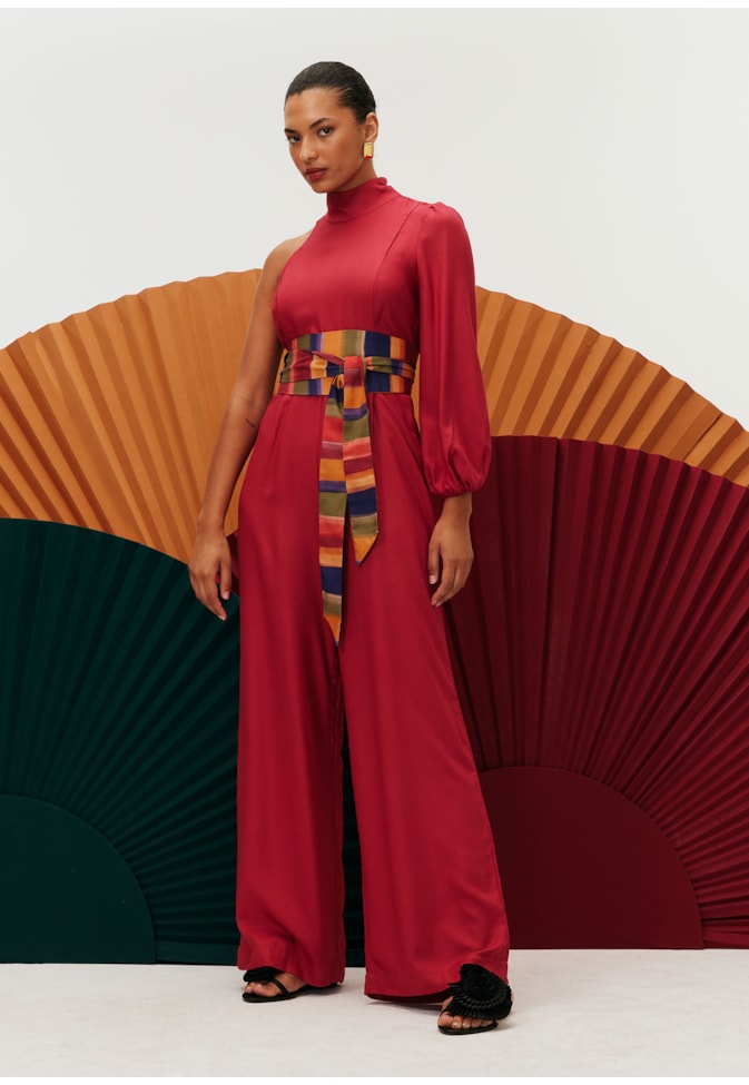 Macacão Manga Só Gola Alta