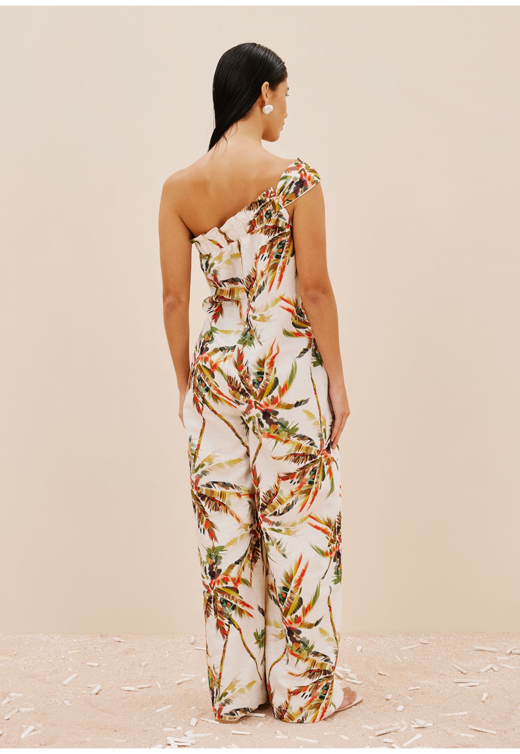 Macacão Ombro Só Estampado Itapuã