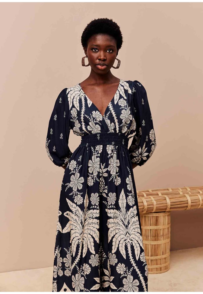 Macacão Pala Lastex Estampado Arbol Del Coco