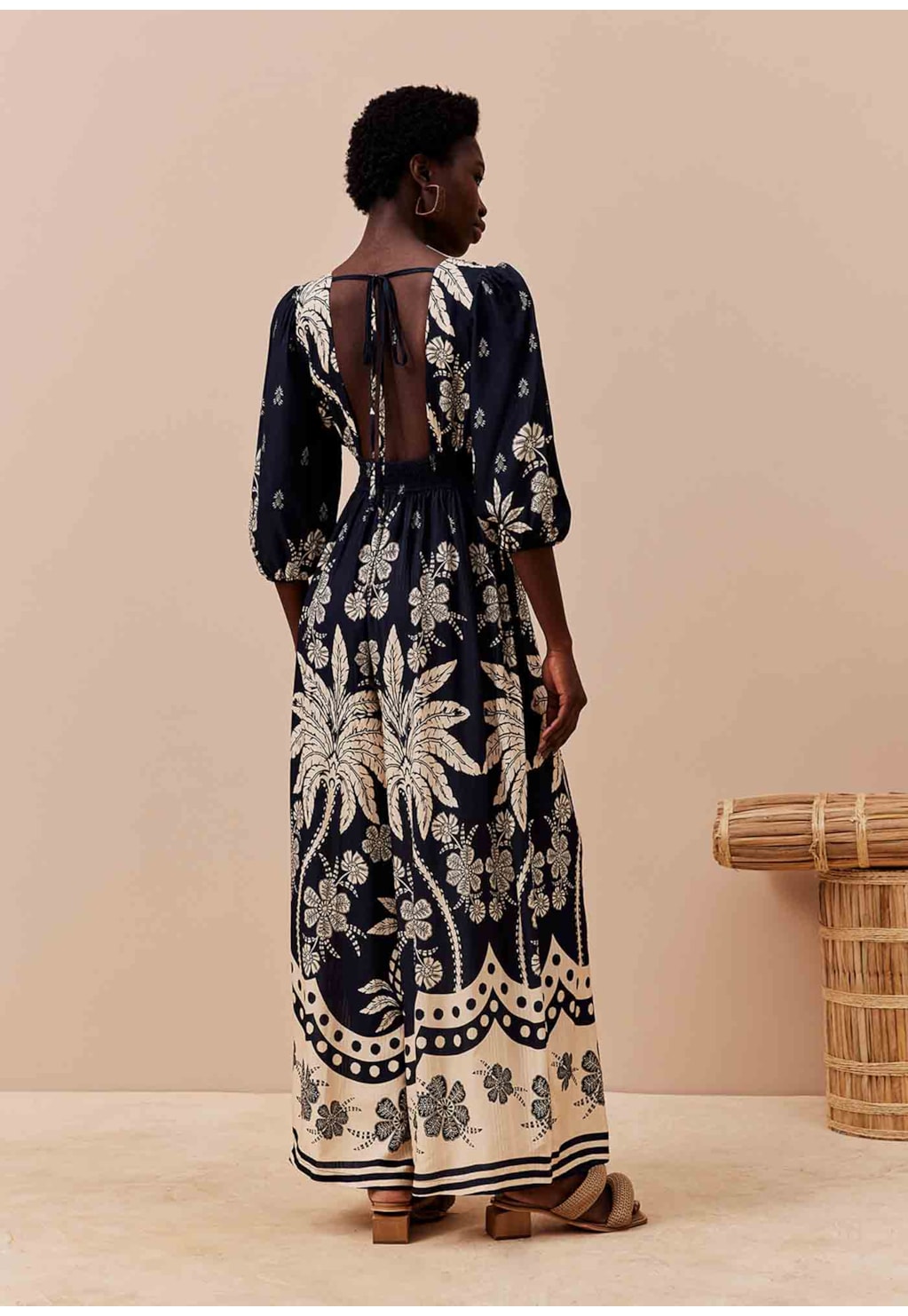 Macacão Pala Lastex Estampado Arbol Del Coco