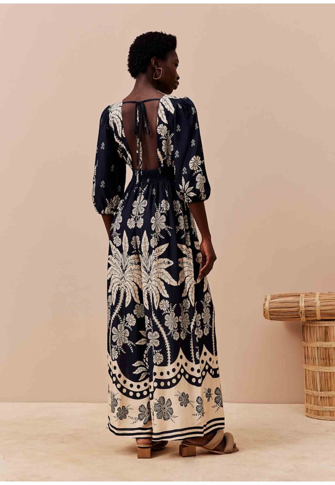 Macacão Pala Lastex Estampado Arbol Del Coco