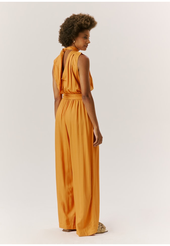 Macacão Regata Pregas