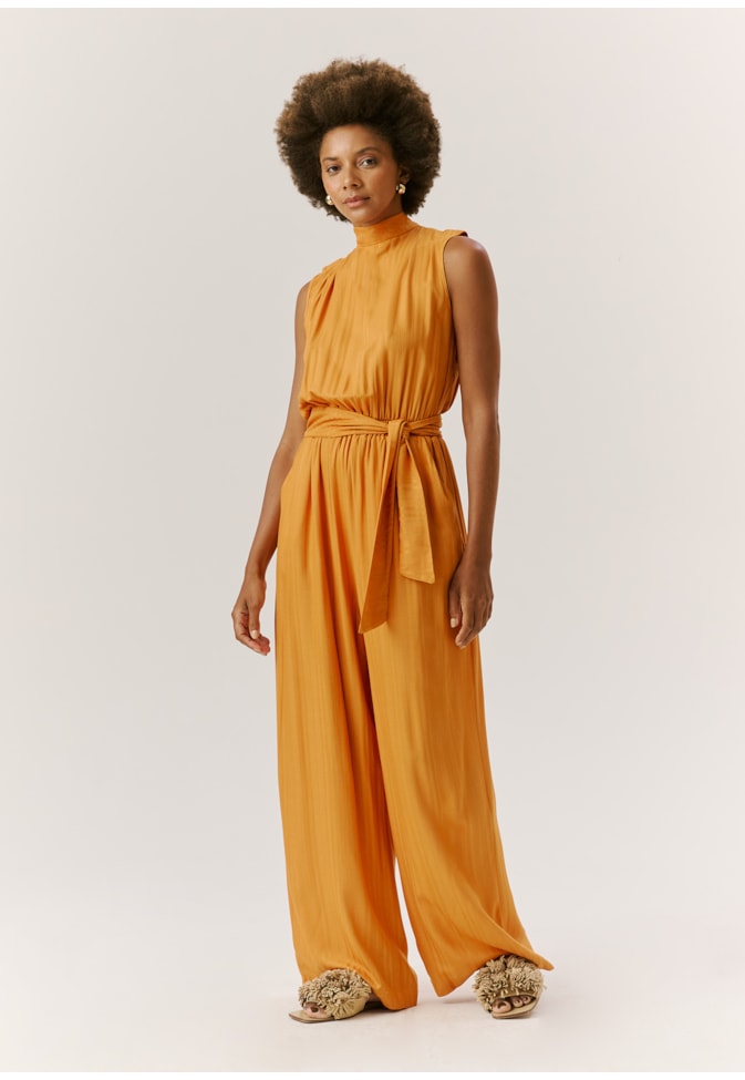 Macacão Regata Pregas