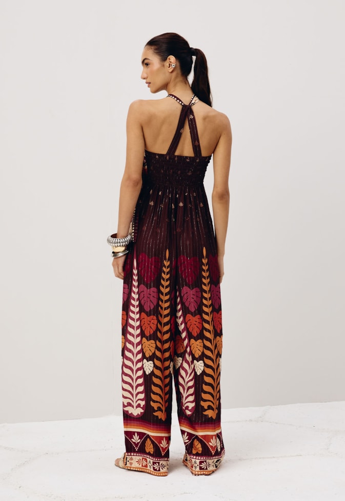 Macacão Sem Alça Estampado Hera