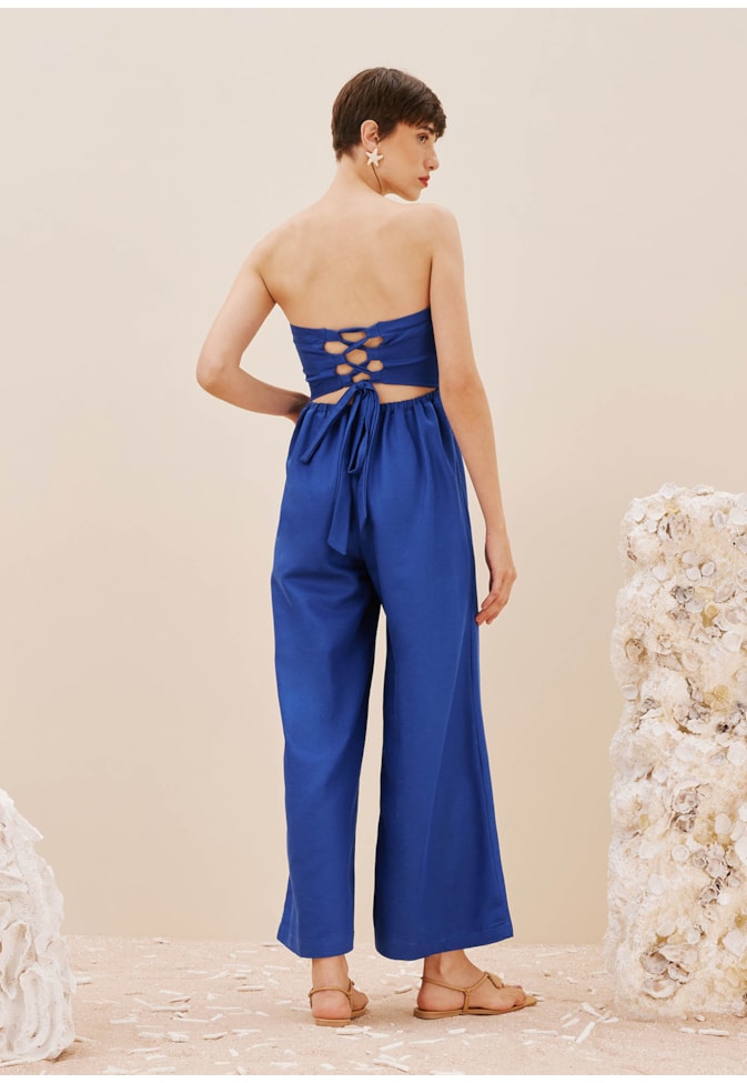 Macacão Tomara que Caia Aselha Costas