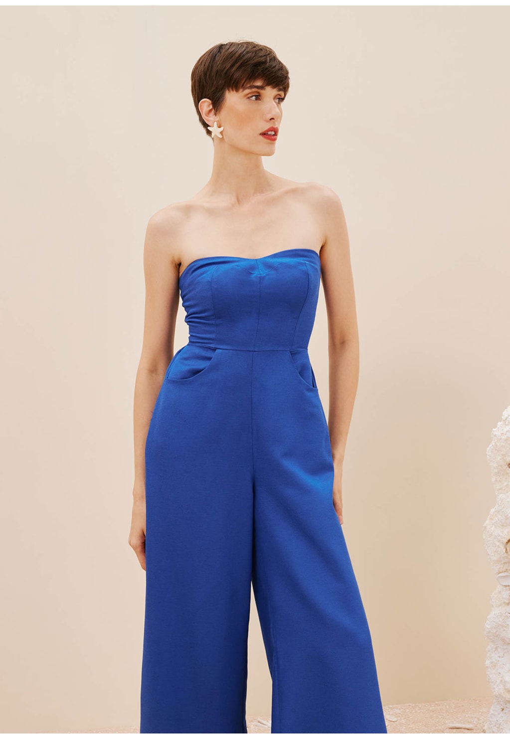 Macacão Tomara que Caia Aselha Costas