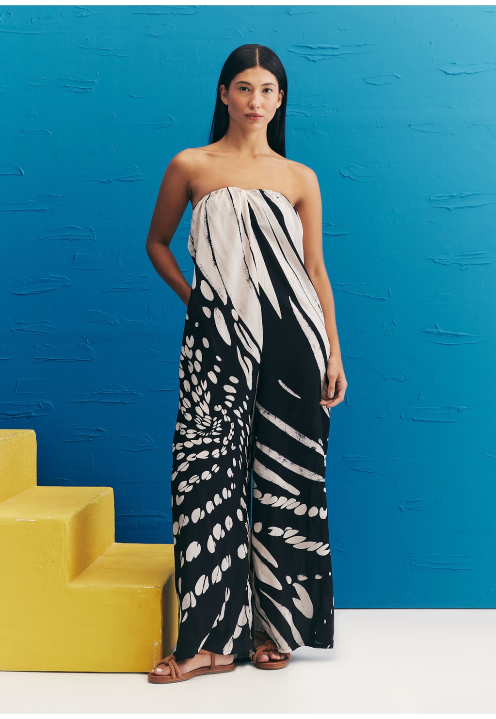 Macacão Tomara Que Caia Estampado Colombiana