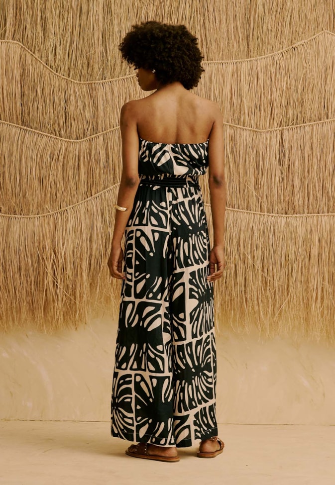 Macacão Tomara Que Caia Estampado Totora